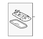 8124033030A0 - Body: Dome Lamp for Toyota Image