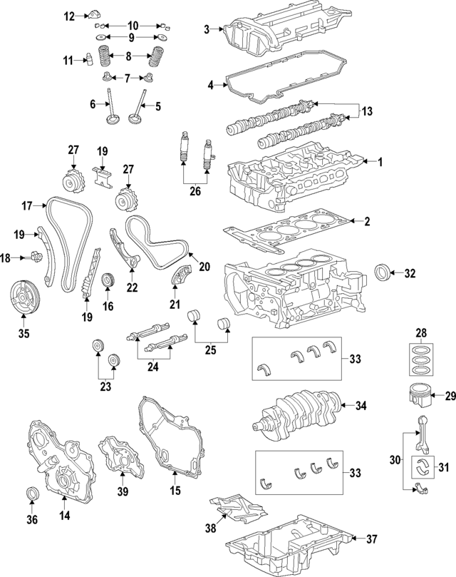 12611196 - Engine: Head Gasket for GM Image