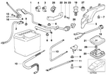 61102694297 - Engine Electrical System: Battery Cable Negative for BMW Image