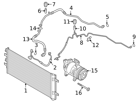 A/C Clutch & Compressor for 2025 BMW 228 xDrive Gran Coupe #0
