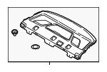 85610B1000SG2 - Body: Pkg Tray Trim for Hyundai Image