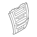 AE5Z5404302BE - Body: Center Bezel for Ford: Fusion Image