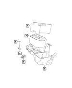 BBH7F001AA - Electrical: Storage Battery, Us for Mopar Image