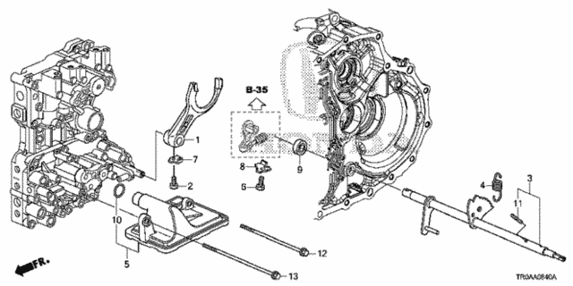 AT Shift Fork for 2013 Honda Civic #0