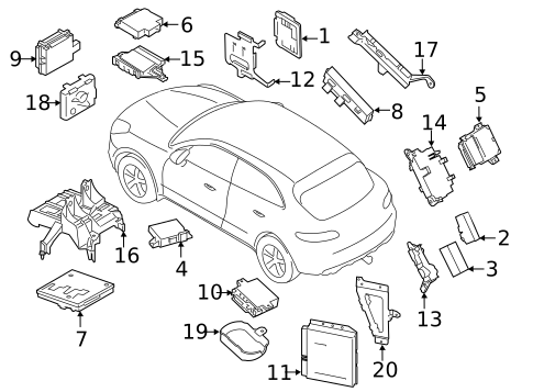 Electrical Components for 2022 Porsche 718 Spyder #9