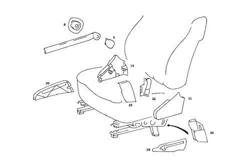 Coverings for 1984 Mercedes-Benz 380SE #0