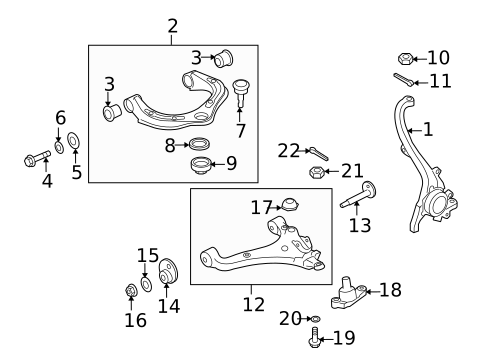 Suspension Components for 2009 Kia Borrego #0