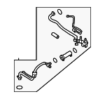 924795MP6A - HVAC: Rear AC Tube for Nissan: ARIYA Image