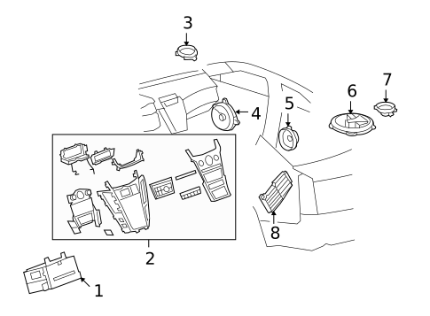 Sound System for 2011 Cadillac CTS #1
