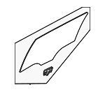 83410AT030 - : Door Glass for Kia Image