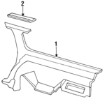 E9DZ7431012ADP - Body: Trim Panel for Mercury: Sable Image