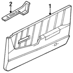 8941146840 - : Trim Plate for Isuzu Image