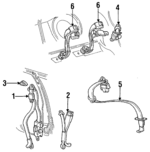 F588HV4 - Electrical: Outer Belt for Chrysler: New Yorker | Dodge: Dynasty Image