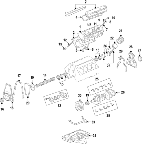 Engine for 2024 Chevrolet Tahoe #1