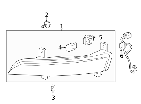 Park & Signal Lamps for 2015 Chevrolet Traverse #0