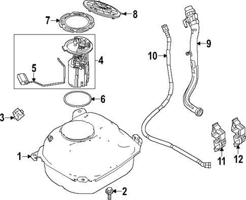 Fuel System Components for 2025 Dodge Hornet #0