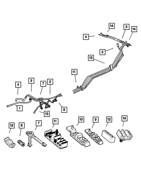 Fuel Lines for 2001 Dodge Stratus #0