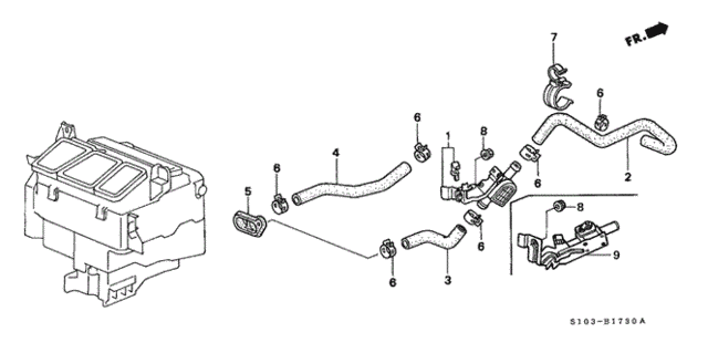 Water Valve for 2001 Honda CR-V #0