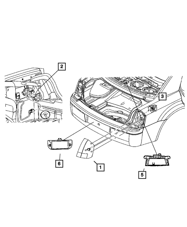 4805852AE - Electrical: Tail Stop Turn Lamp, Right for Mopar Image