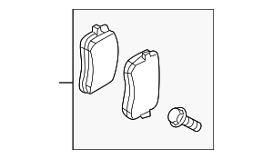 4M0698451BG - Brakes: Brake Pads for Audi Image