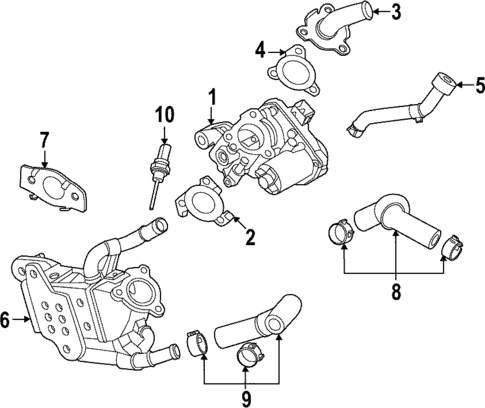 EGR System for 2025 Kia Sportage #0