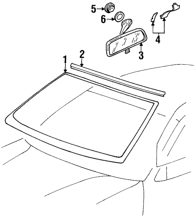 51311977217 - Body: Windshield for BMW Image