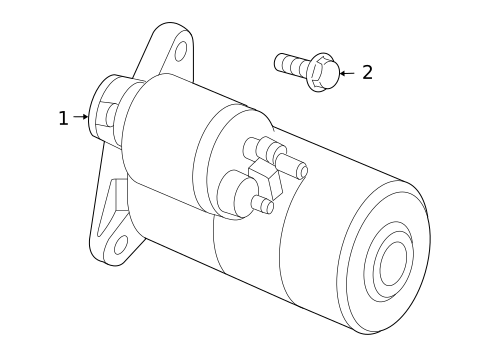 Starter & Related Components for 2007 Saturn Sky #0