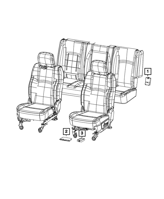 68592514AB - Electrical: Heated Seat Module for Mopar Image image
