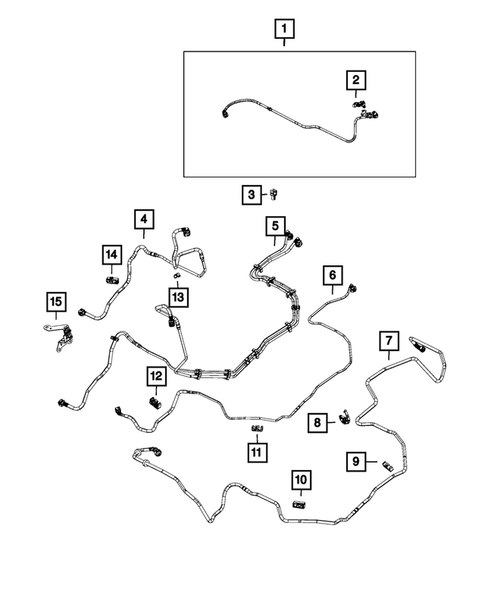 Fuel Lines for 2019 Ram ProMaster 2500 #0