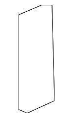 5219147030 - Body: Bumper Cover Seal for Toyota: Corolla, Prius, Prius AWD-e, Prius Prime Image