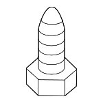 F151510E3 - Electrical: Control Module Screw for Mazda Image