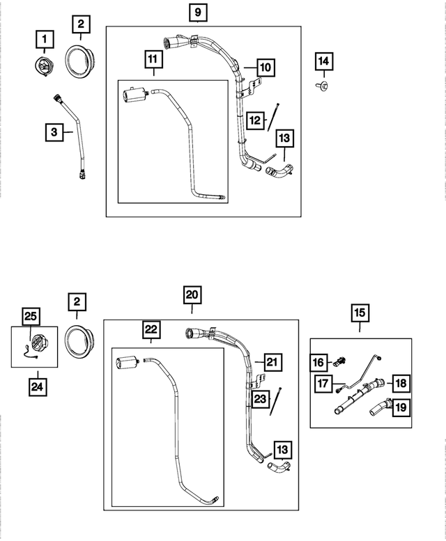 « 68145575AA – Fuel : Agrafe pour Mopar Image »