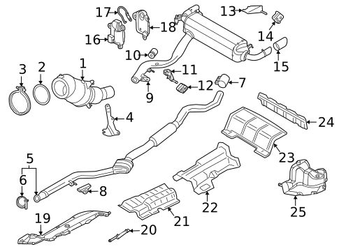 Exhaust & Tail Pipes for 2023 BMW 430i xDrive Gran Coupe #0