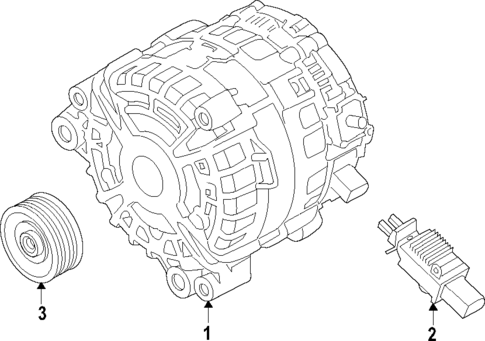 Alternator for 2020 BMW 530i #0