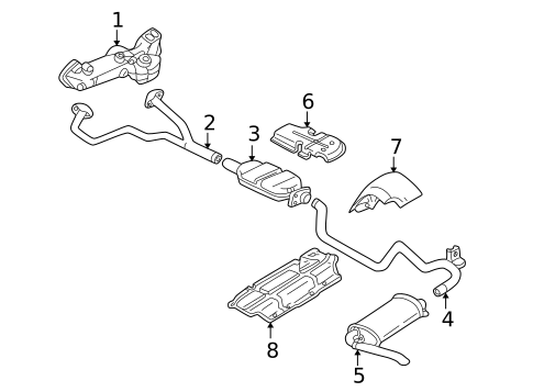 Exhaust Components for 1994 Chevrolet Camaro #0