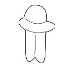 91561S84A21ZA - Body: Rear Panel Trim Clip for Acura Image