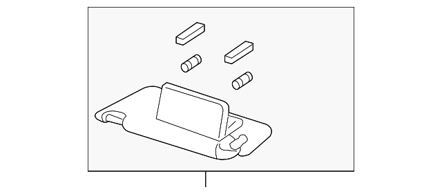 2017 Honda Accord Sun-Visor 83280-T2A-A92ZB | OEM Parts Online