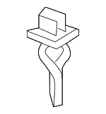 634510R080 - Body: Rail Retainer for Toyota Image