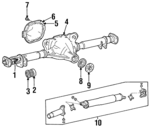 F2AZ4234B - Suspension: Axle Shaft for Ford: Crown Victoria | Lincoln: Town Car | Mercury: Grand Marquis Image
