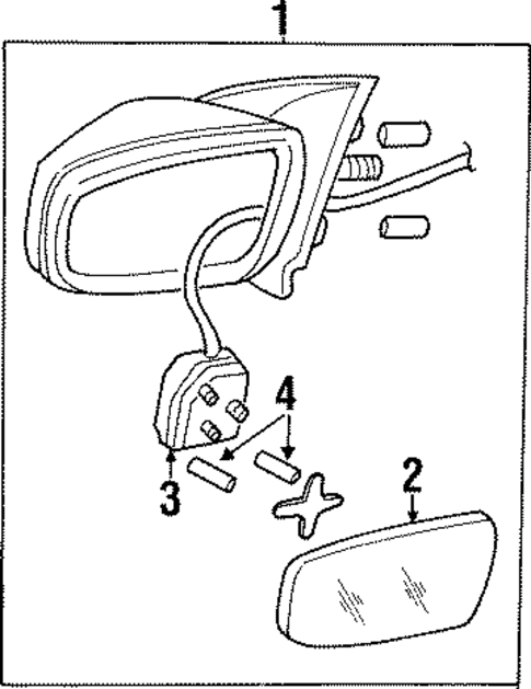 Outside Mirrors for 1999 Pontiac Grand Prix #0