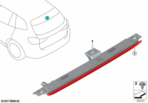 Third Stoplamp for 2024 BMW X3 30iX #0