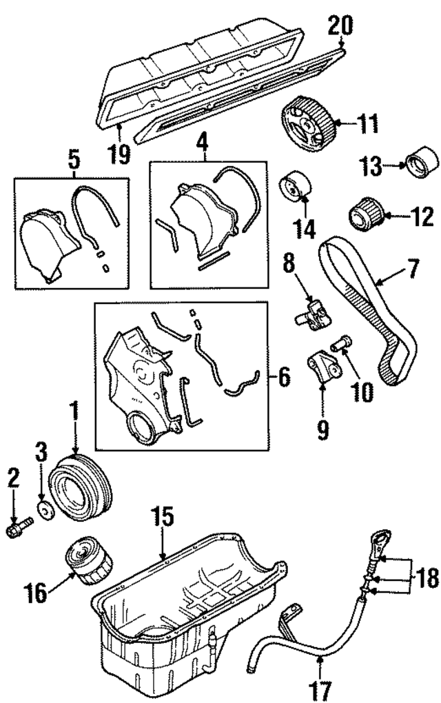 MD303045 - Engine: Engine Timing Crankshaft Gear for Mopar Image