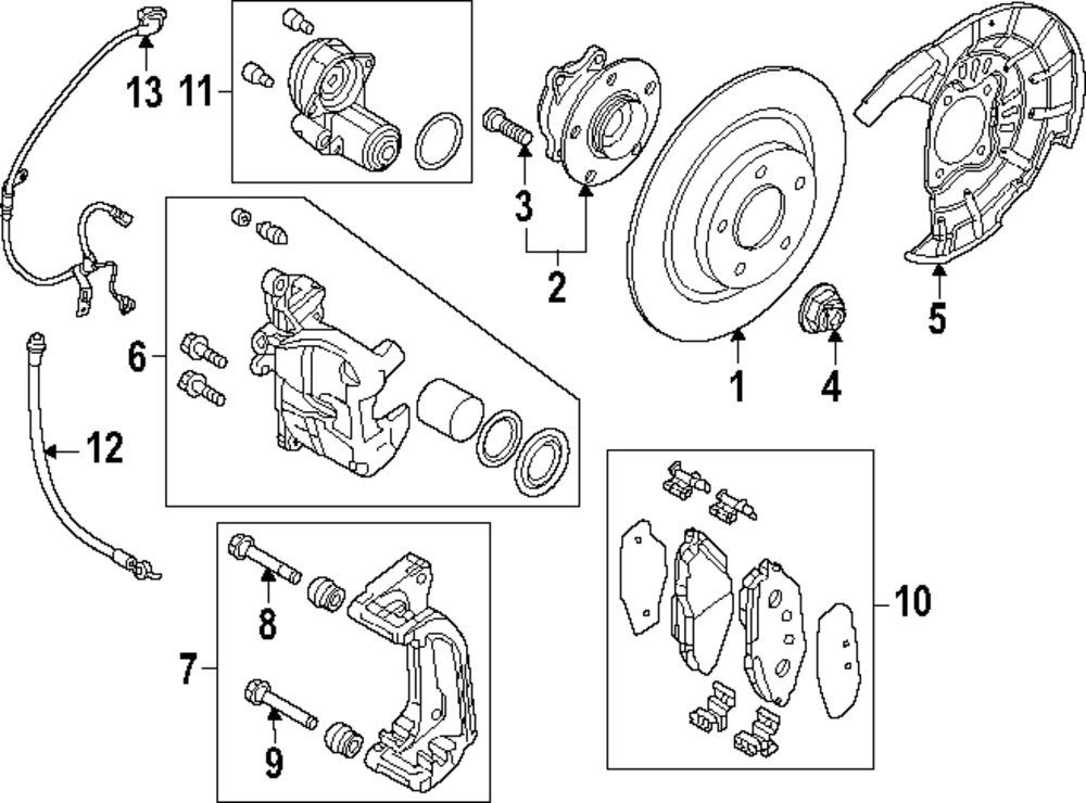 K1YT-26-71X - 2024 Mazda CX-90 - Caliper | Mazda Parts Factor K1YT-26-71X - 2024 Mazda CX-90 - Caliper | Mazda Parts Factor