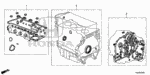 6110R44A00 - Engine: GASKET KIT, CYLINDER HEAD for Honda Image