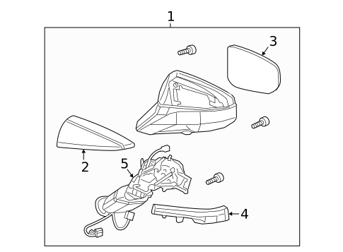 Outside Mirrors for 2019 Lexus UX200 #2