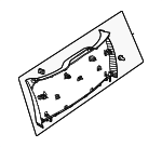 24774040019051 - Body: Lift Gate Trim for Mercedes-Benz Image