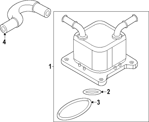 Oil Cooler for 2025 INFINITI QX60 #0