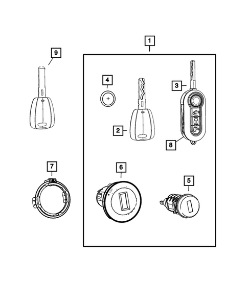 Keys, Modules and Engine Controllers for 2020 Ram ProMaster 3500 #0