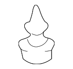 5311930140 - Body: Bracket Cushion for Toyota: Corolla, Matrix Image