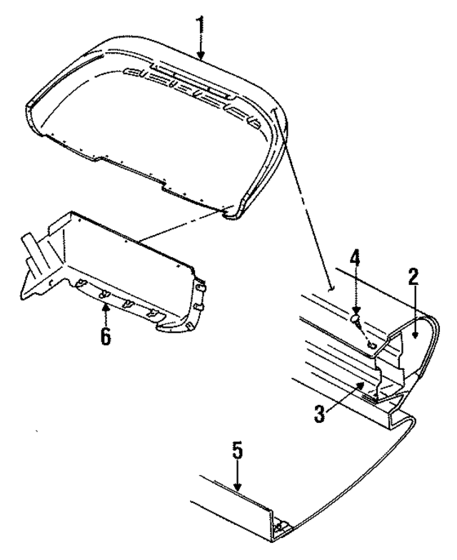 5014555AA - Body: Bumper Cover for Mopar Image